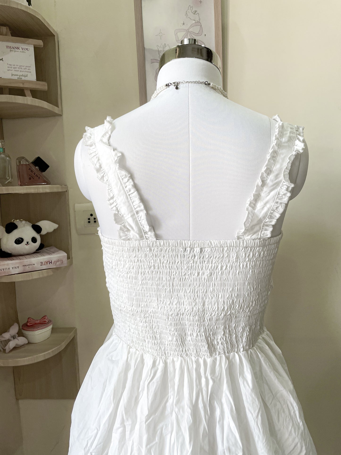 white dress