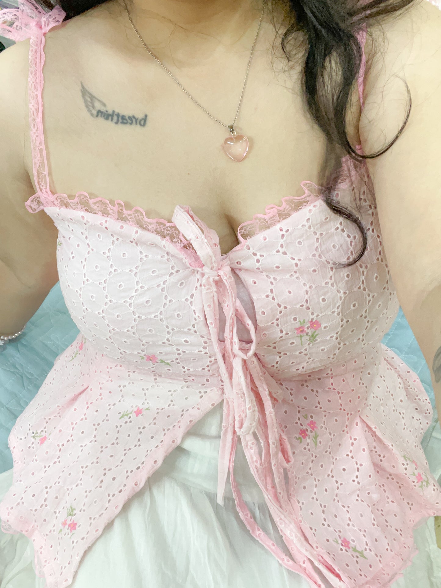 Primrose pink top