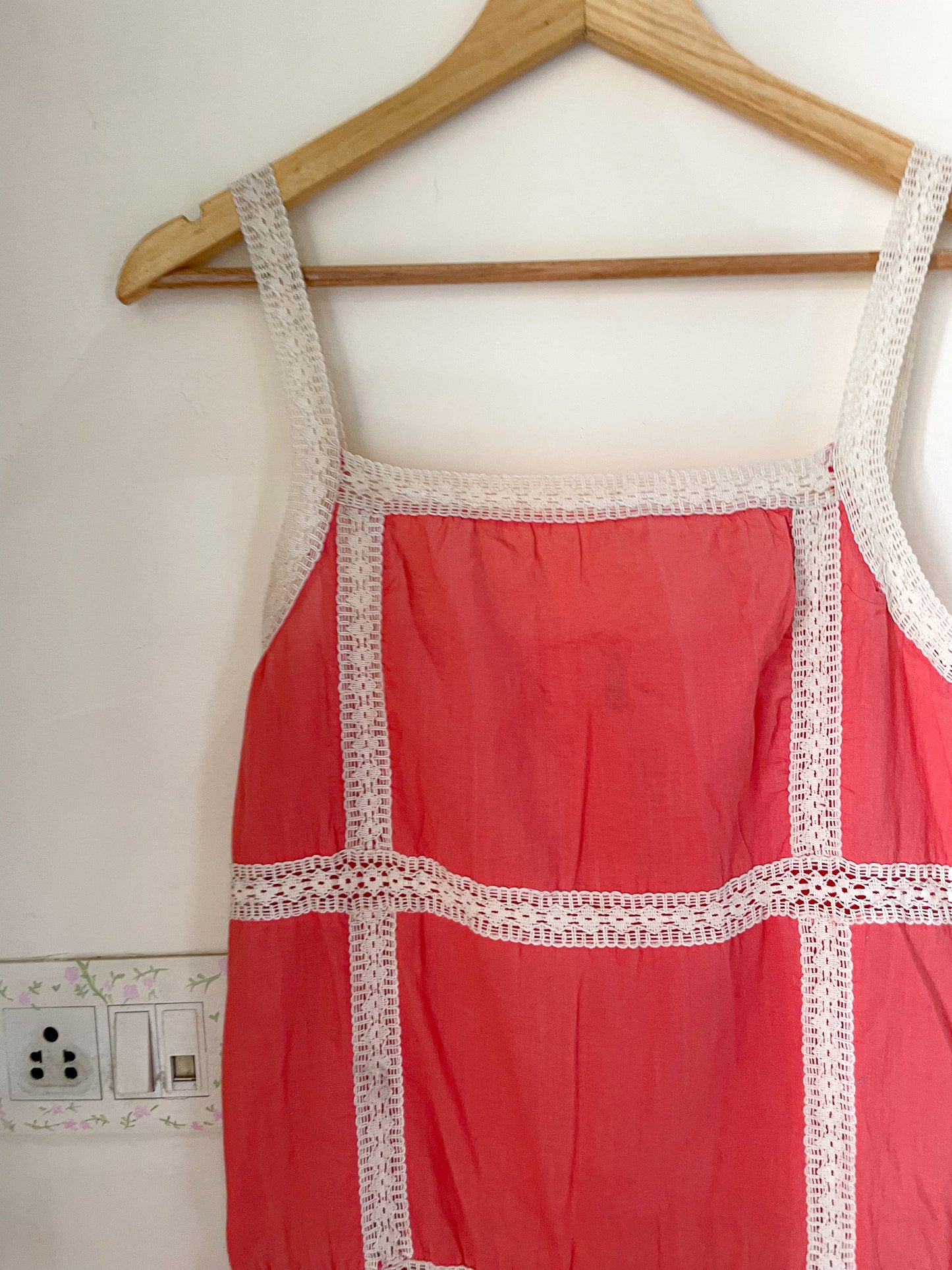 red lace dress