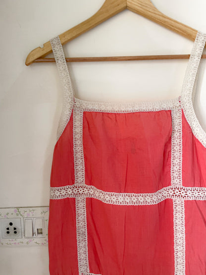 red lace dress