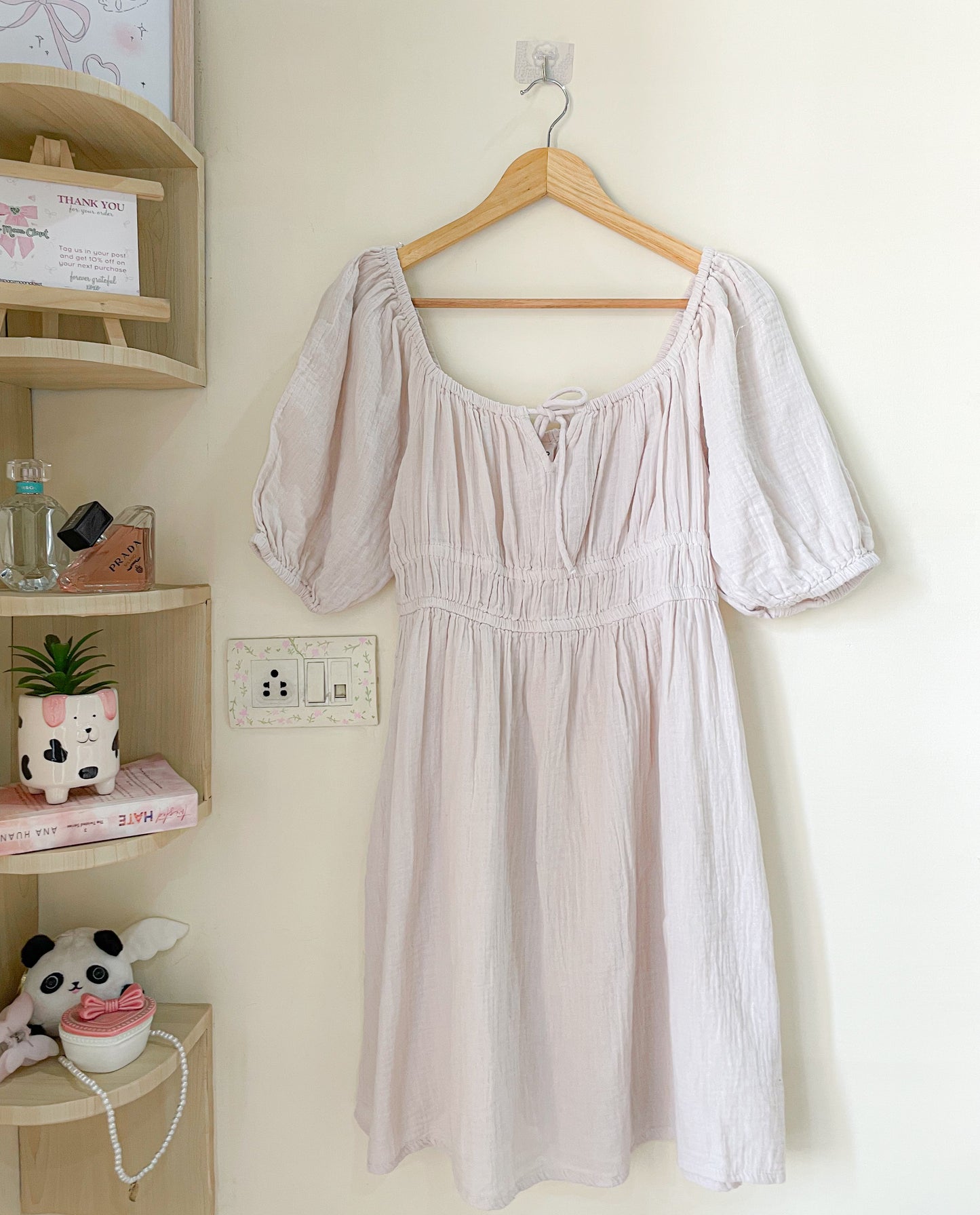 Cream dress
