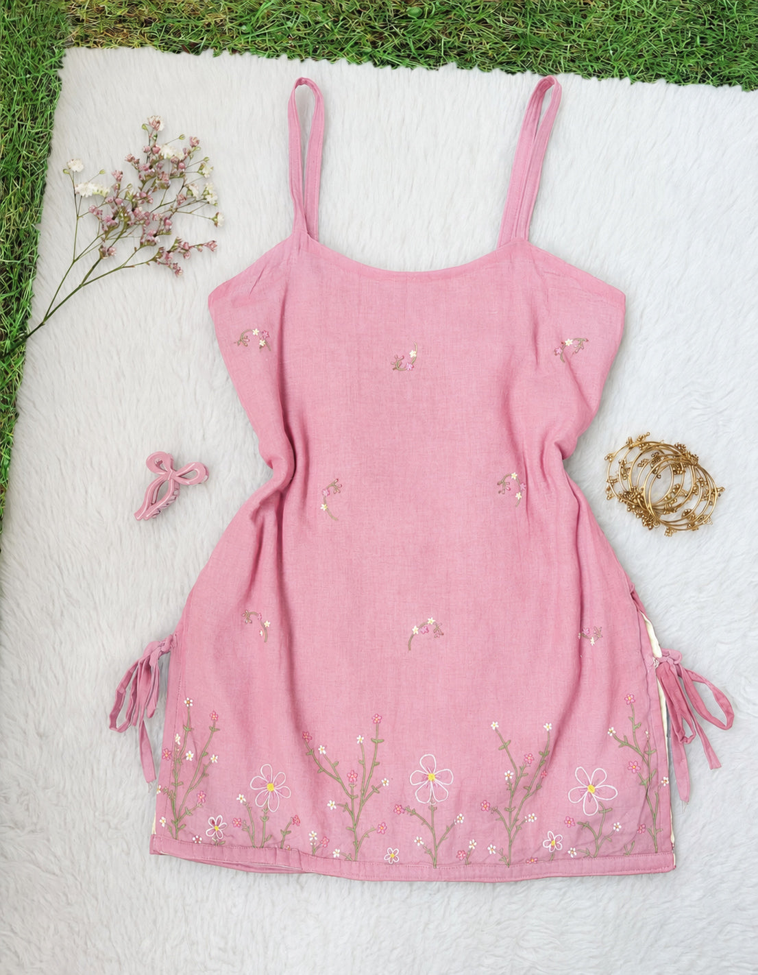 SAANJH kurti pink