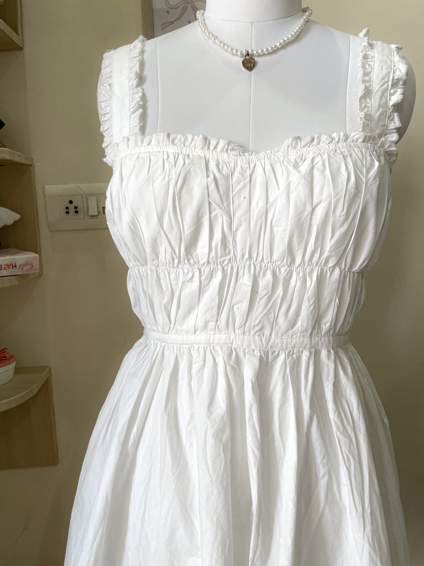 white dress