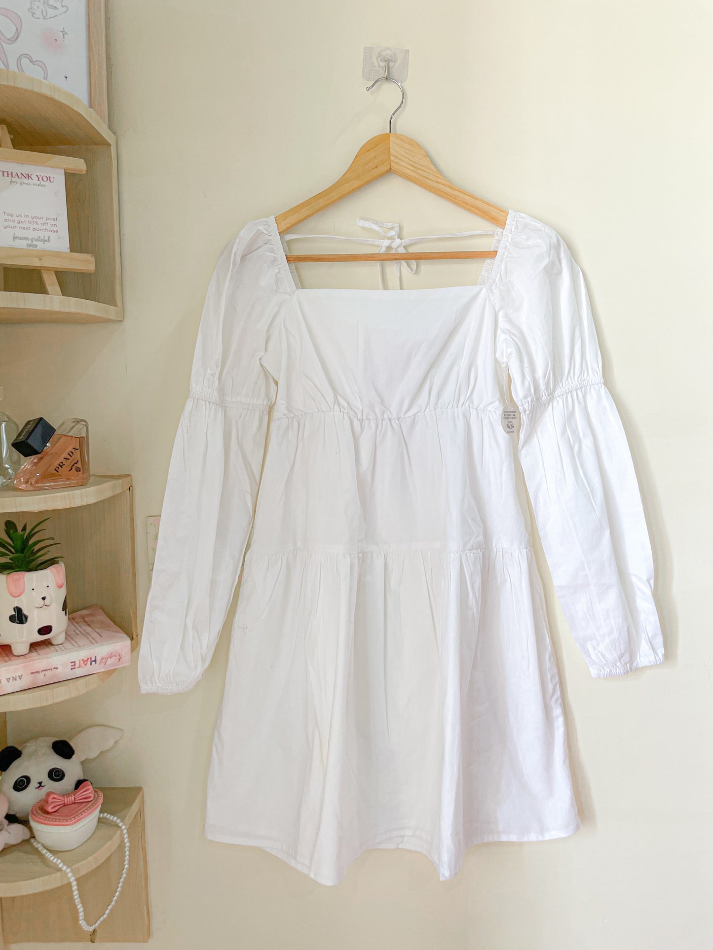 white dress