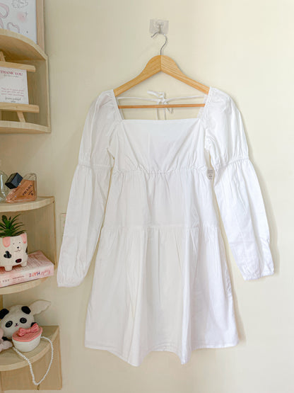 white dress