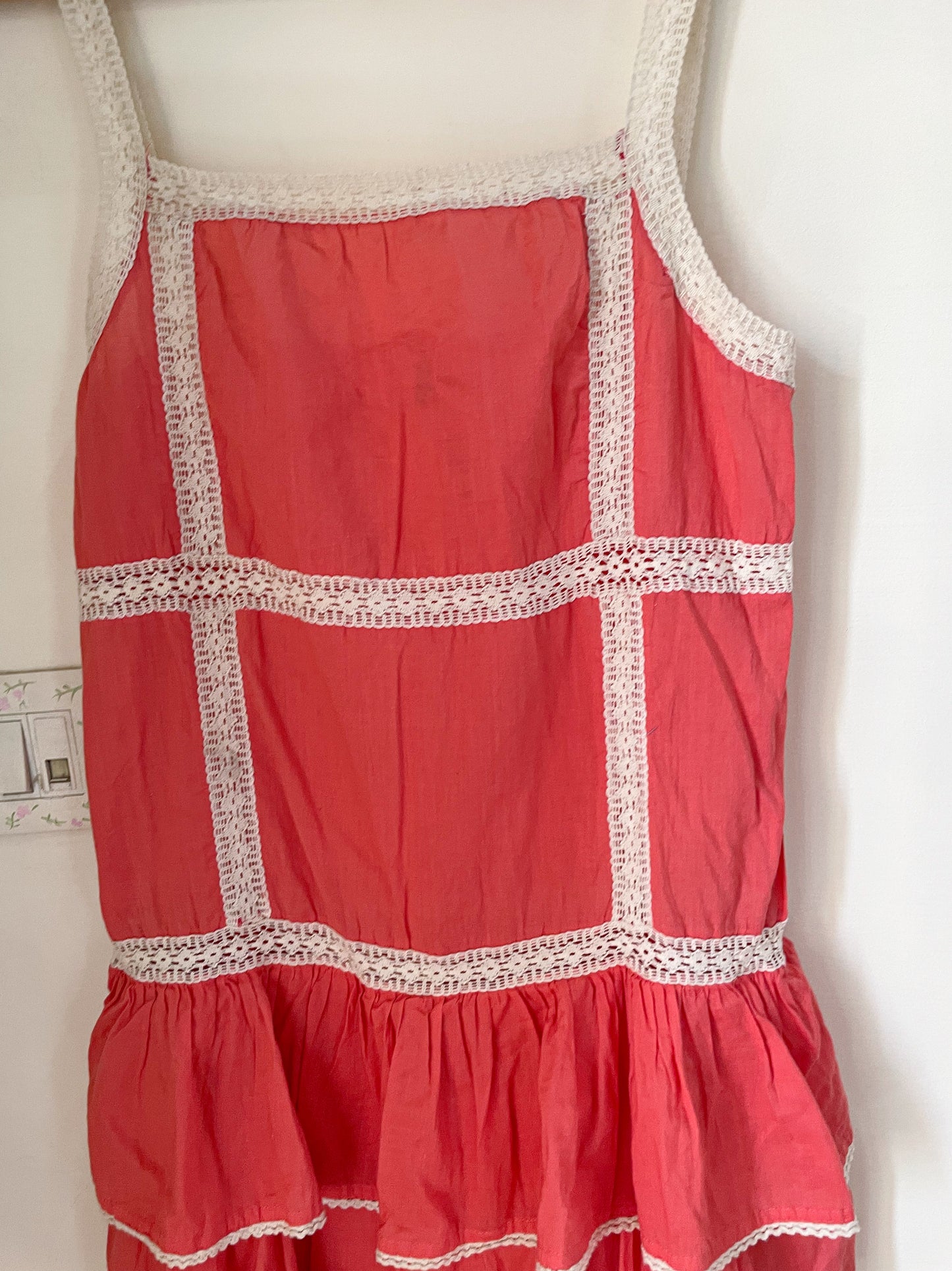 red lace dress