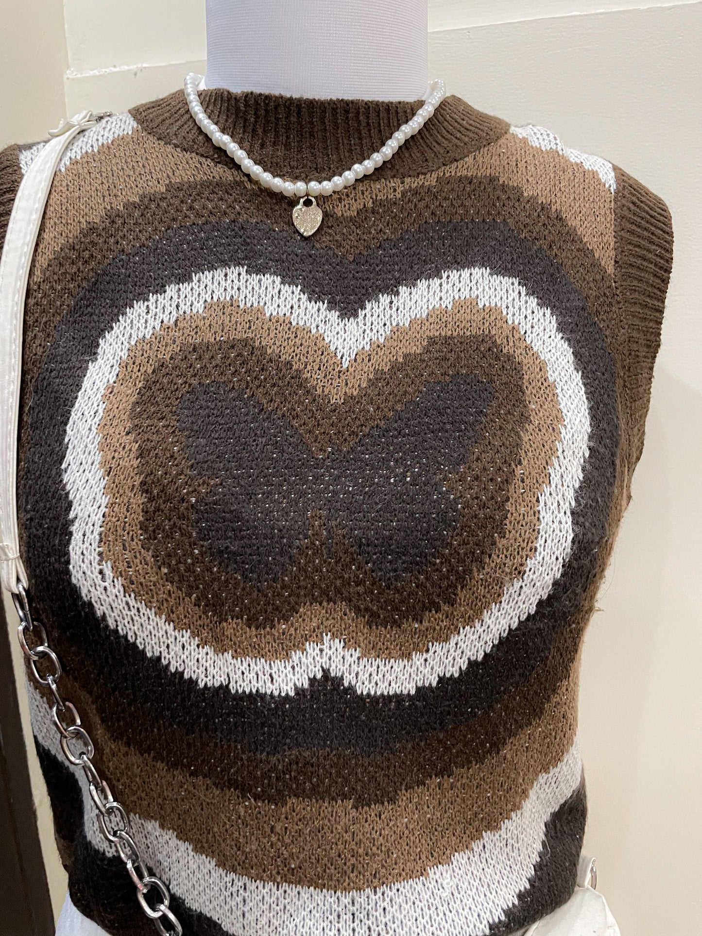 brown butterfly vest