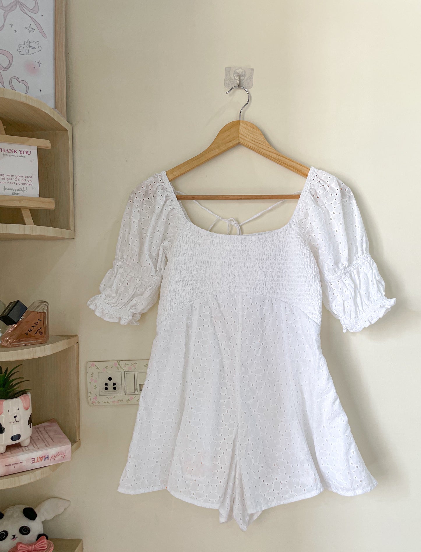 white romper