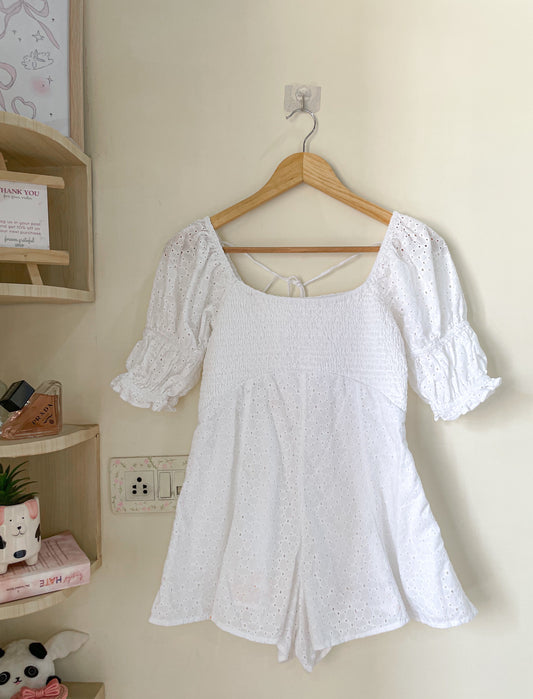 white romper