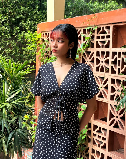 Polka dot top