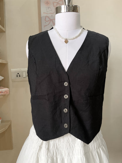 black waist coat