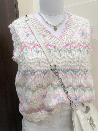 Pastel pink vest