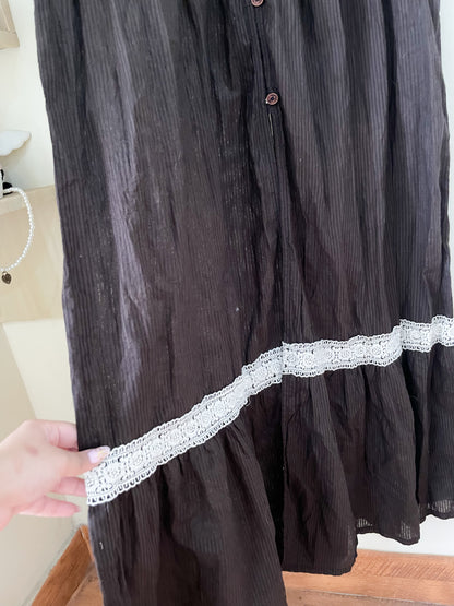 dark brown dress