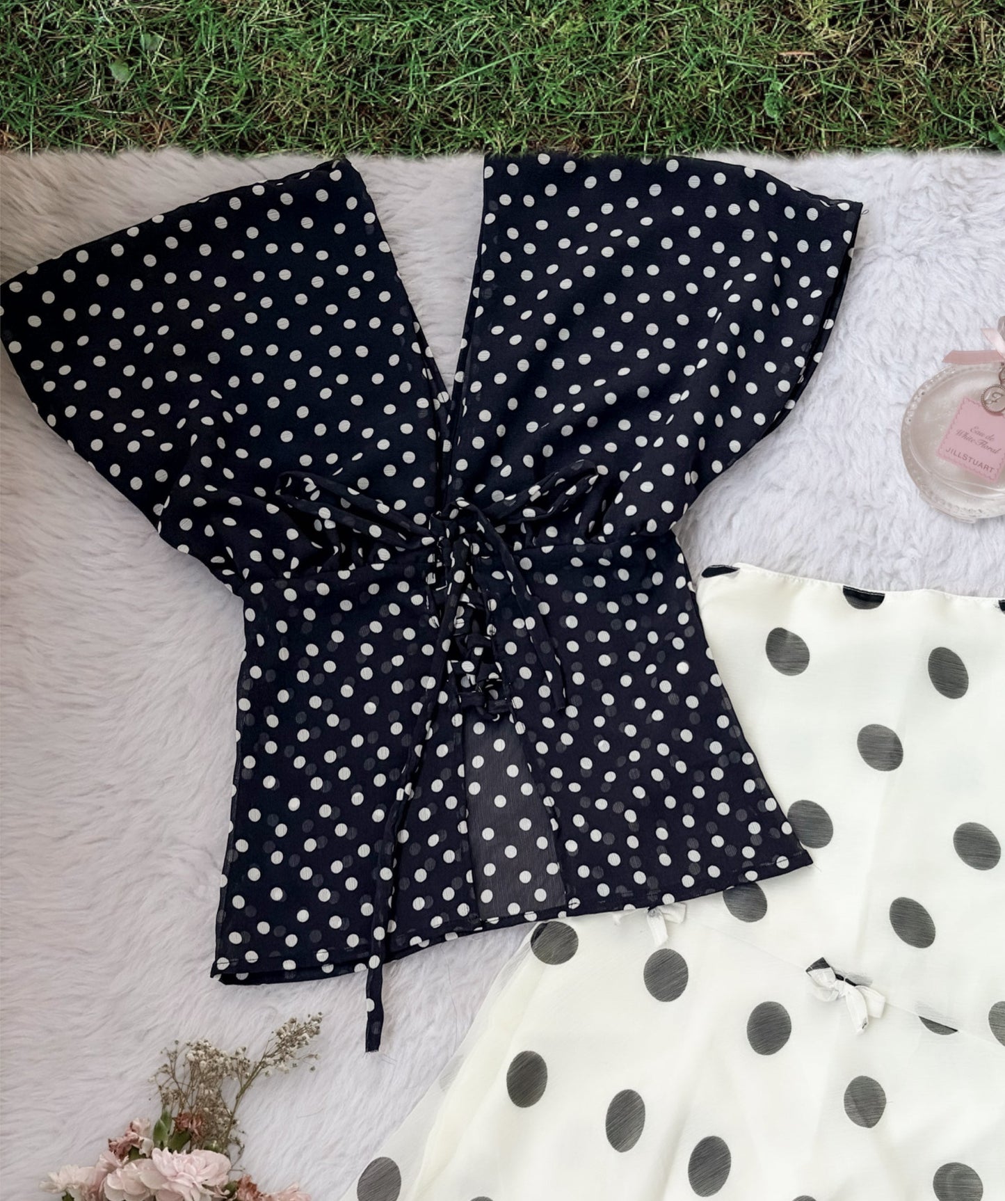 Polka dot top