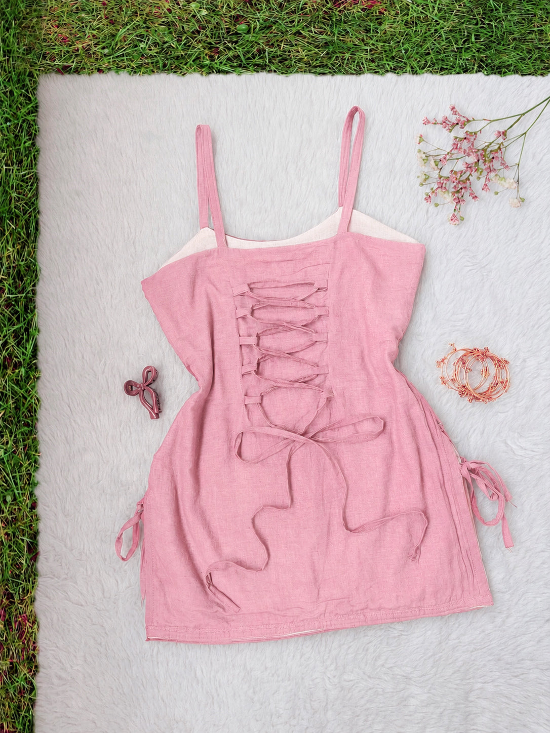 SAANJH kurti pink