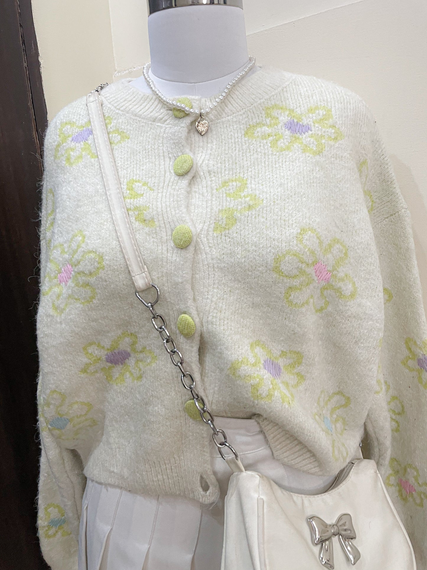 flower cardigan