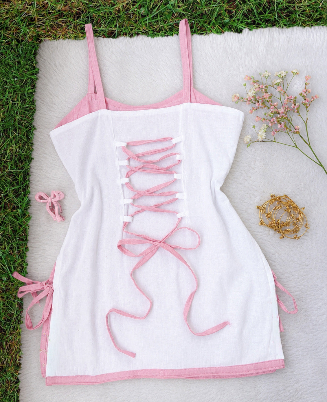 SAANJH kurti pink