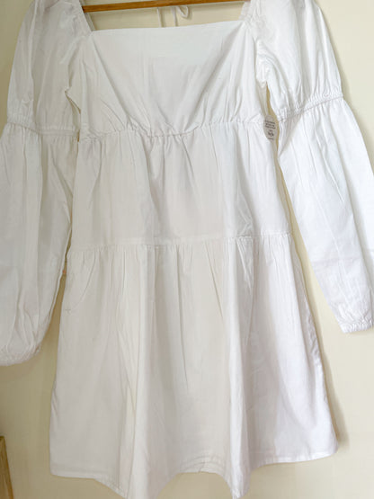 white dress