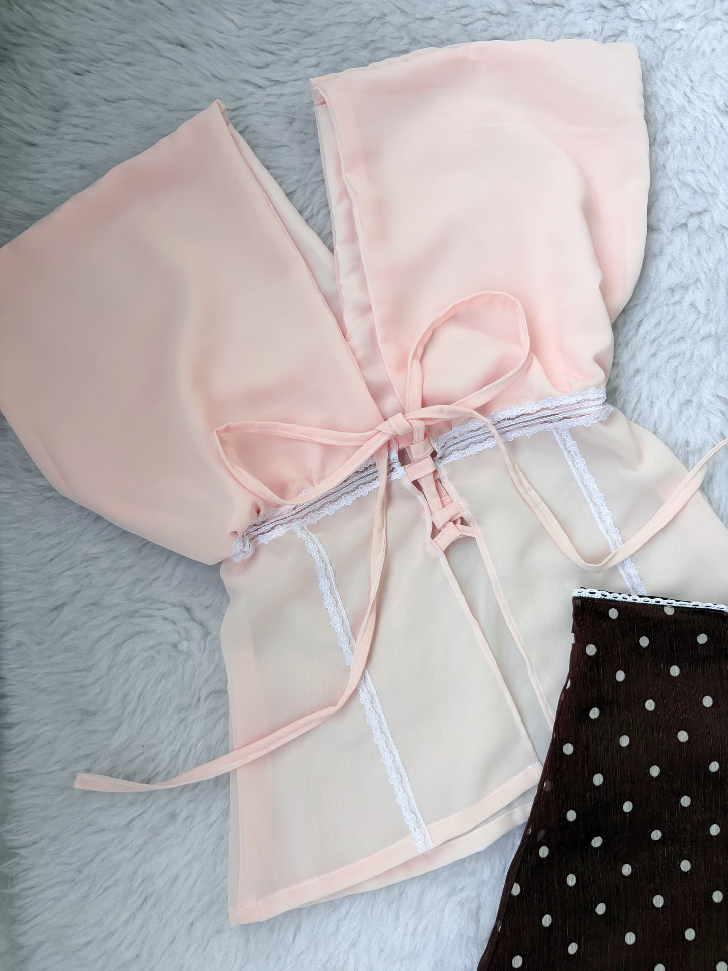 Pink lace top