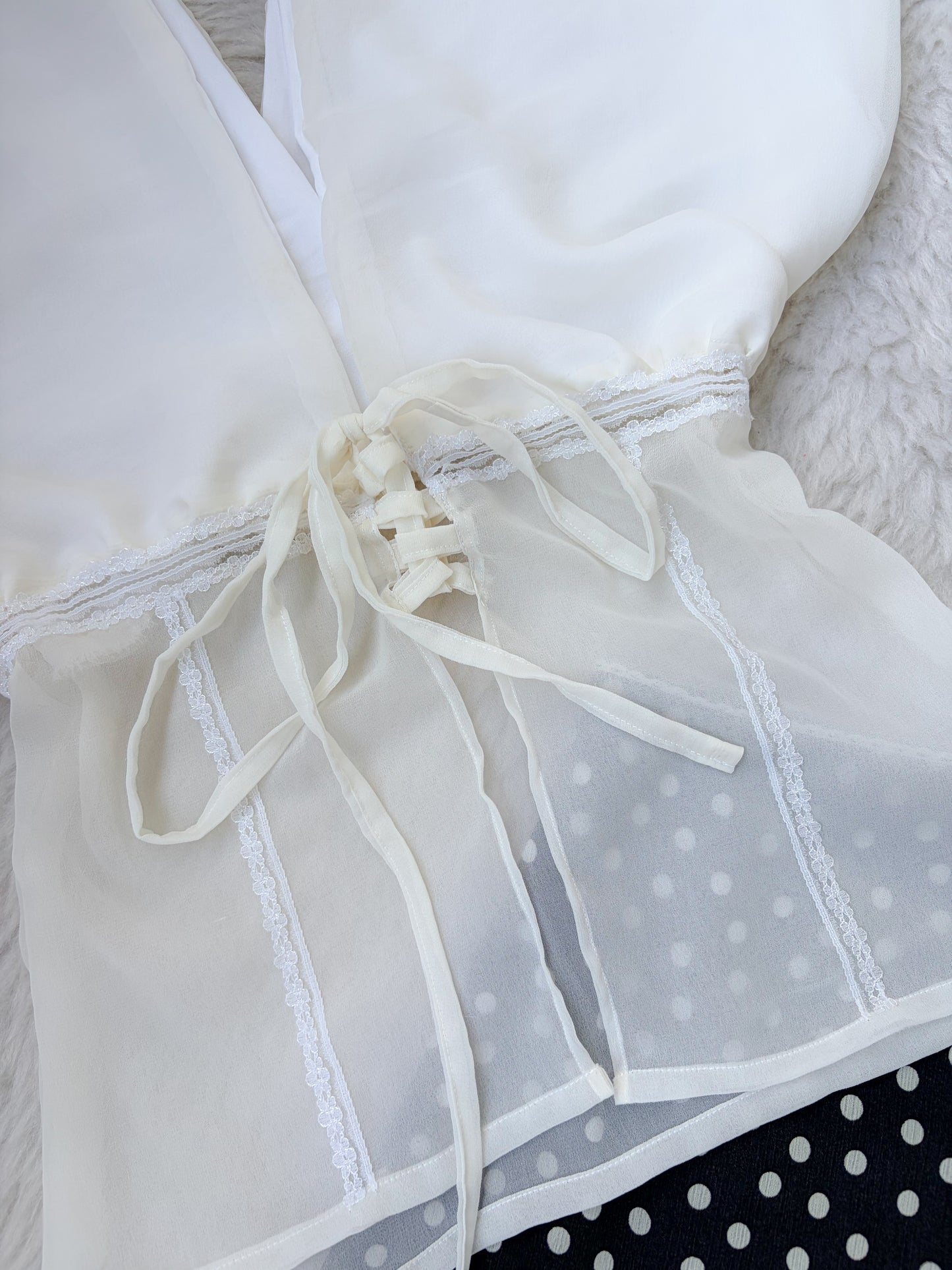 White lace top