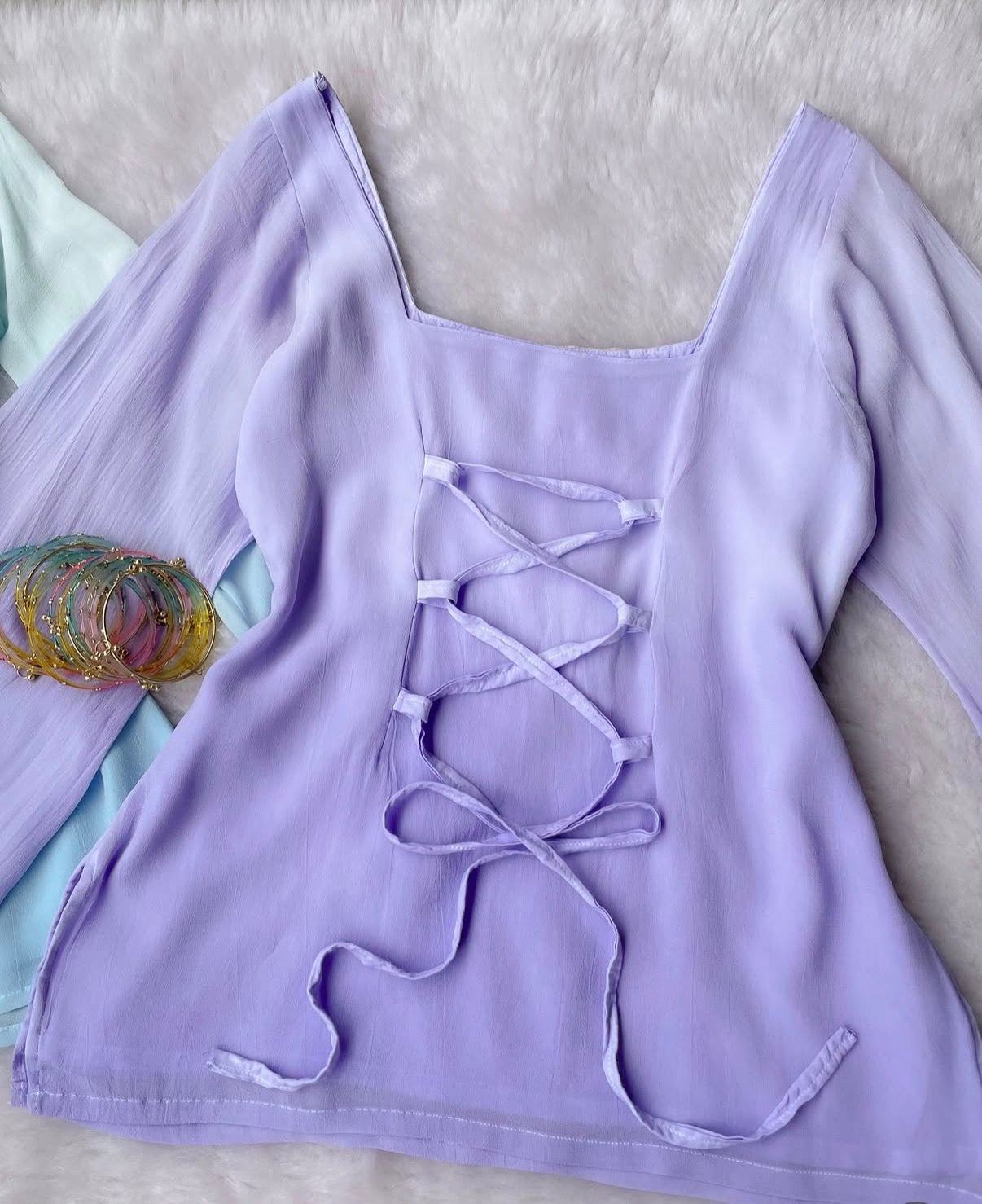 Noor kurti purple