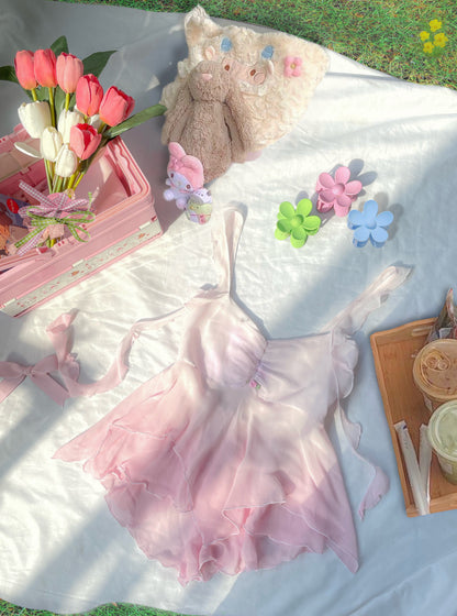Periwinkle pink ombré top
