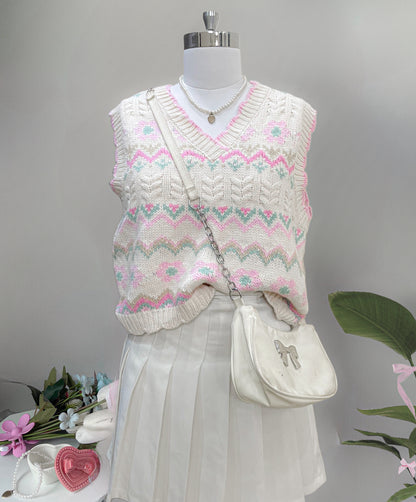 Pastel pink vest