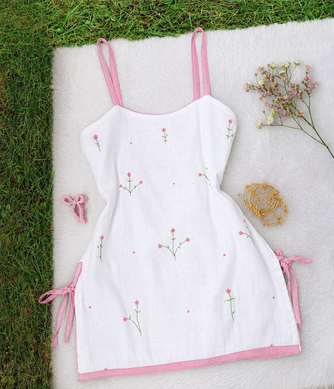 SAANJH kurti pink