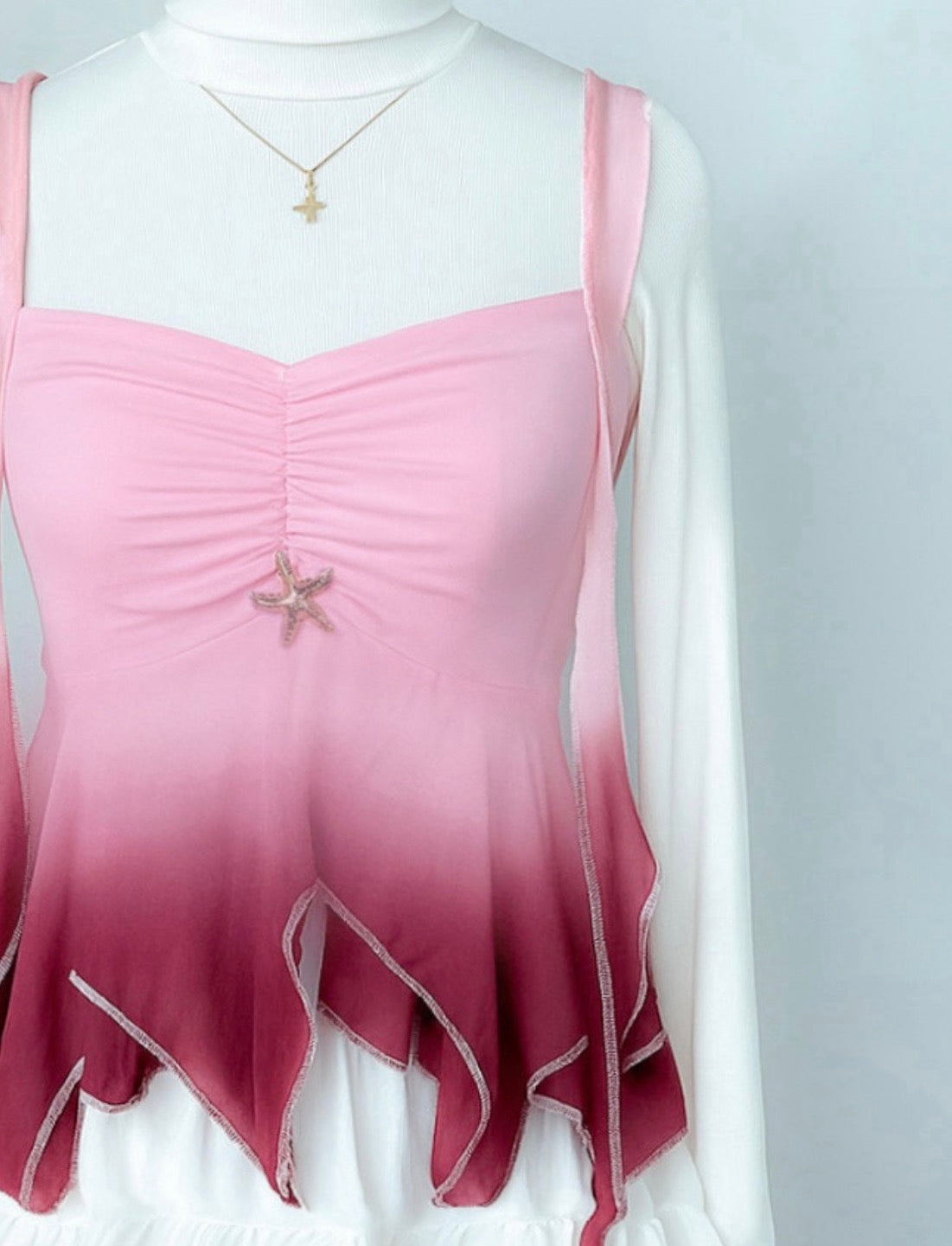 Raspberry periwinkle top